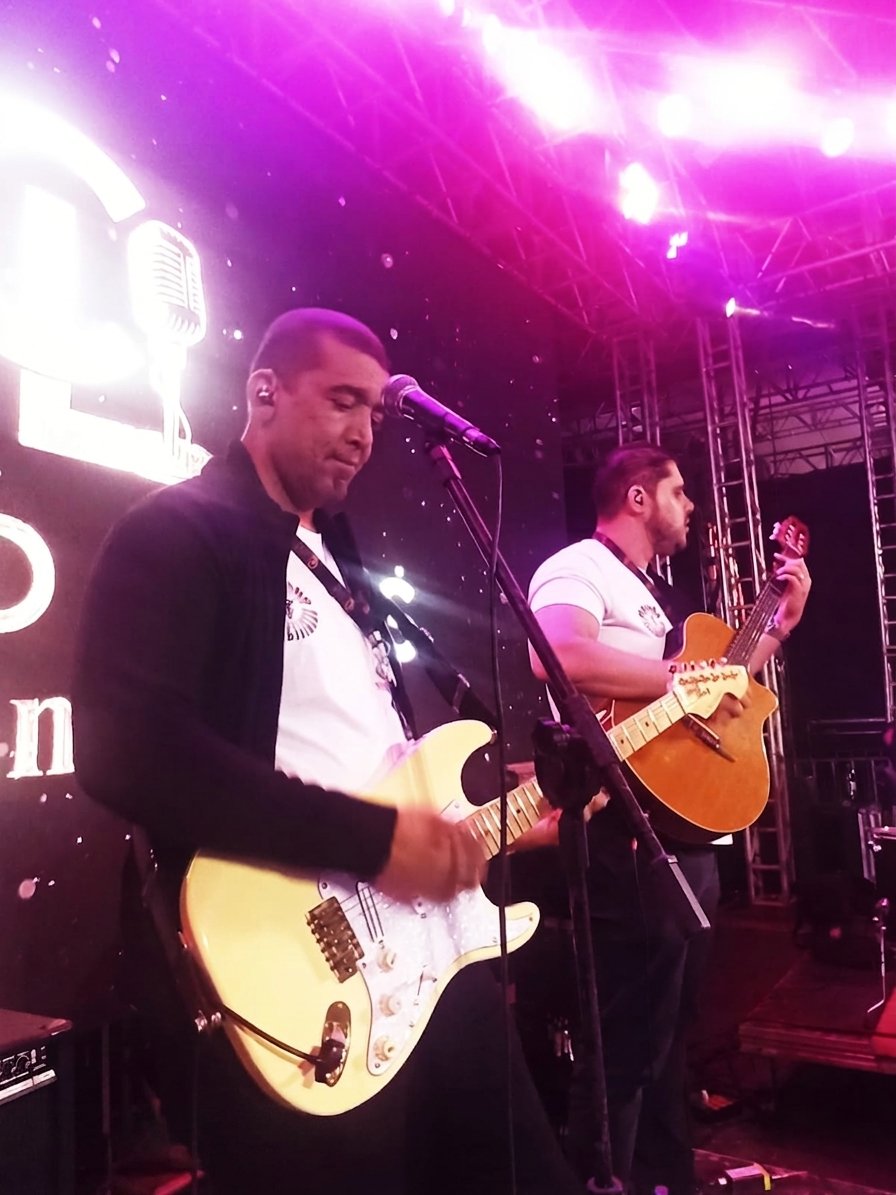 Banda no palco